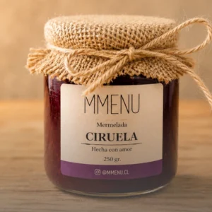 Mermelada de ciruela sin azúcar